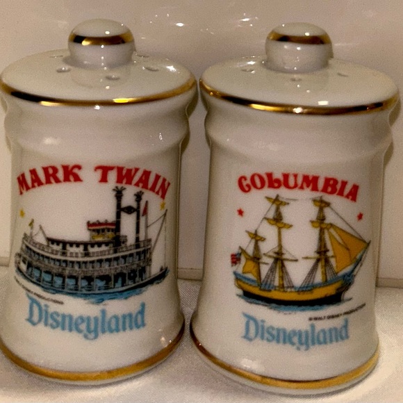 Disney Other Vintage Disneyland Mark Twain Columbia Porcelain Salt